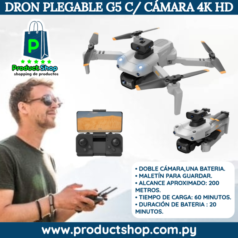 Dron Plegable G Con Camara K Hd Productshop