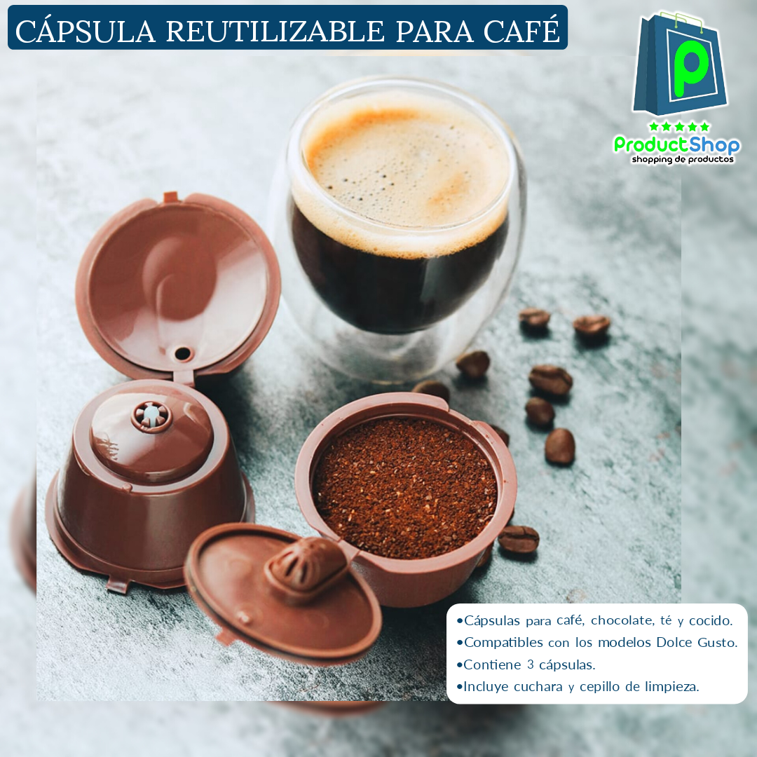 Cápsulas De Café Recargables Reutilizables Para Dolce Gusto