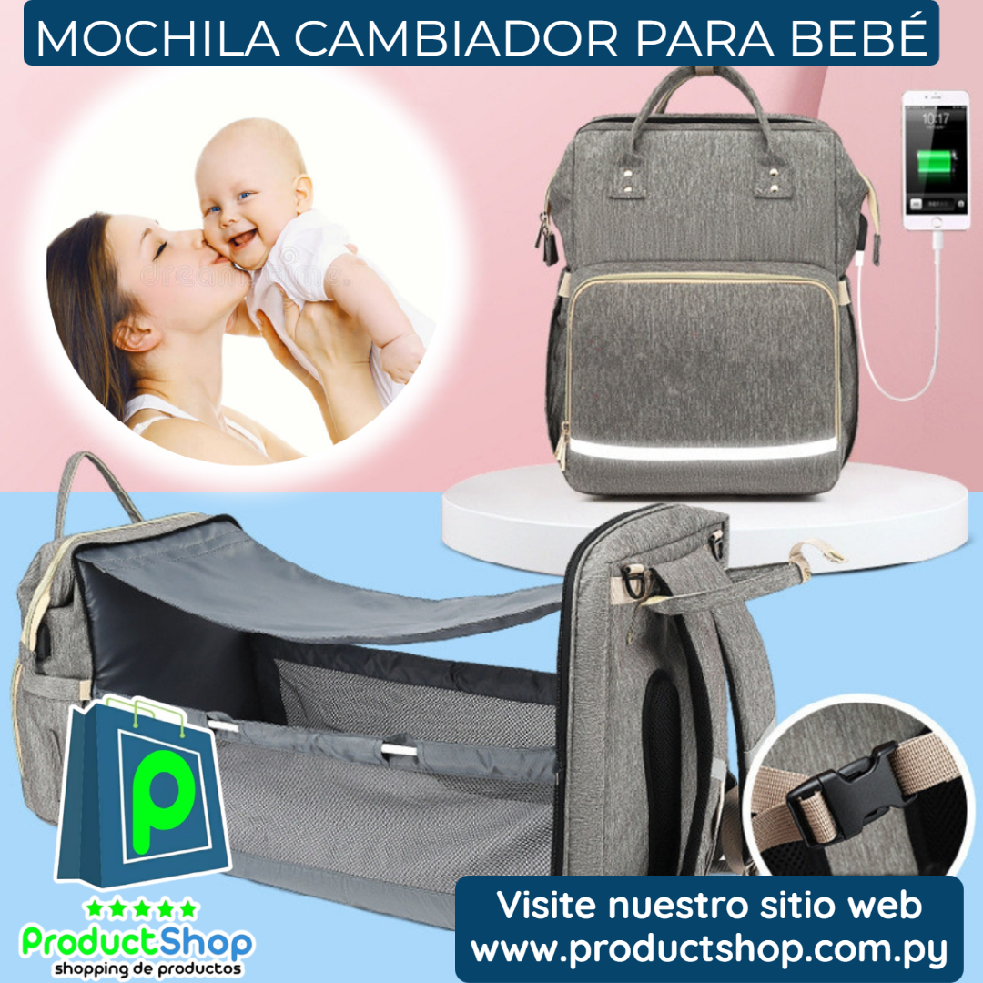 capoc juicio cajón Mochila Cambiador Para Bebe - ProductShop