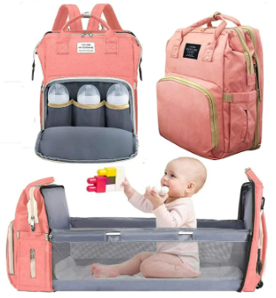 Mochila cambiador de bebé, bolsa de pañales, mochila
