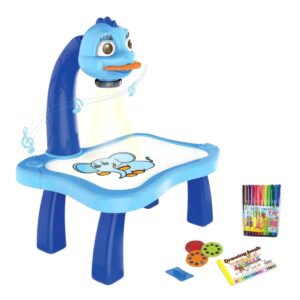 Mini Mesa con Proyector Infantil Educativo Azul