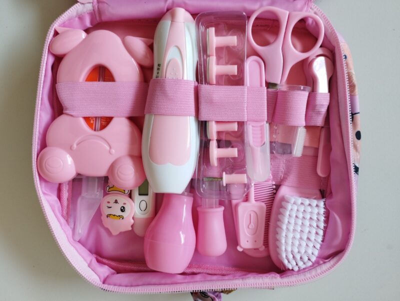 Kit de accesorios para Bebé 20pcs Rosa - Imagen 8