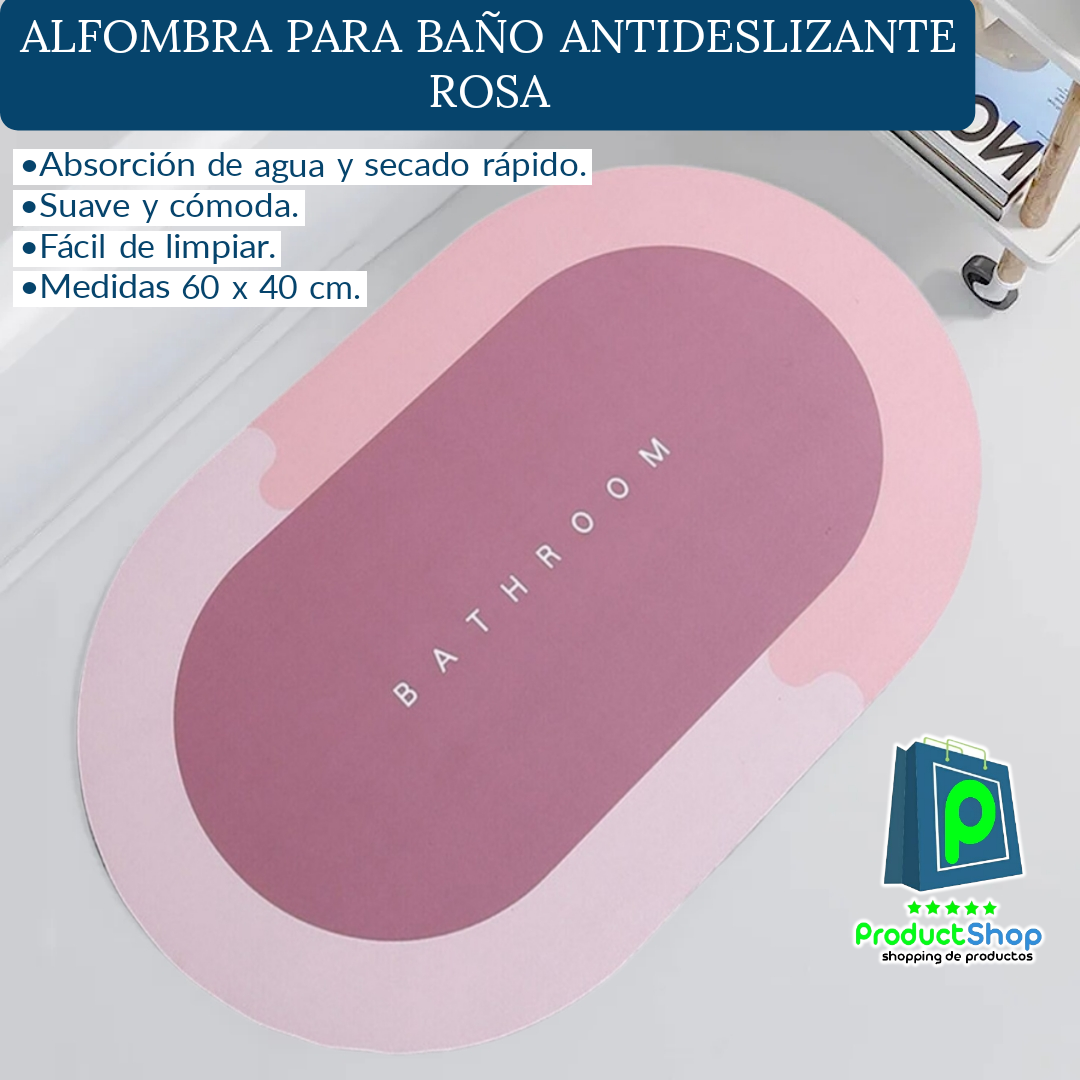 Alfombra de Baño, Alfombrilla de Baño Antideslizantes, Alfombra de Baño  Secado Rápido, Alfombra de Baño Suave, Alfombras de Baño Absorbentes,  Alfombra de Baño de Secado Rápido, Home Alfombra de Baño : 