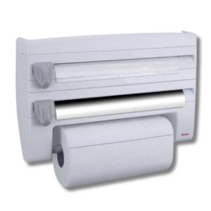 Dispensador de Rollos para Cocina 3 en 1 (Papel, Aluminio, Film)