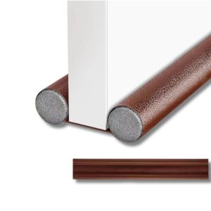 Protector de Goma Para Puerta Marron