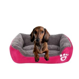Cama Para Mascotas. Rosa Mediano 54cmX42cmX11cm