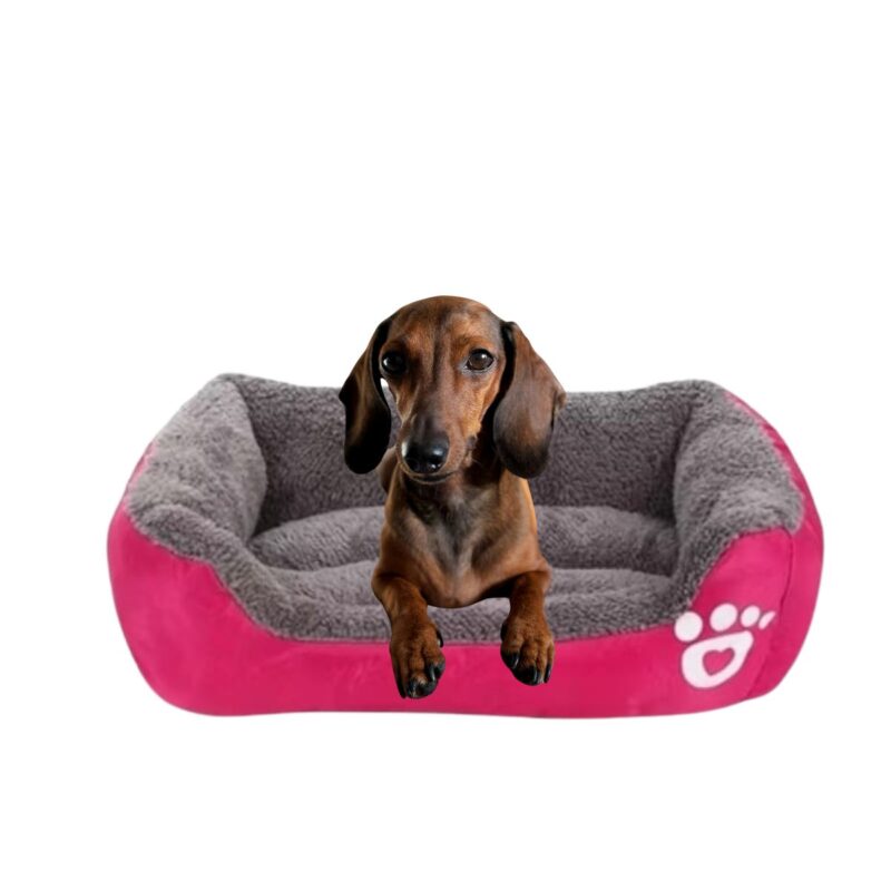 Cama Para Mascotas. Rosa Mediano 54cmX42cmX11cm