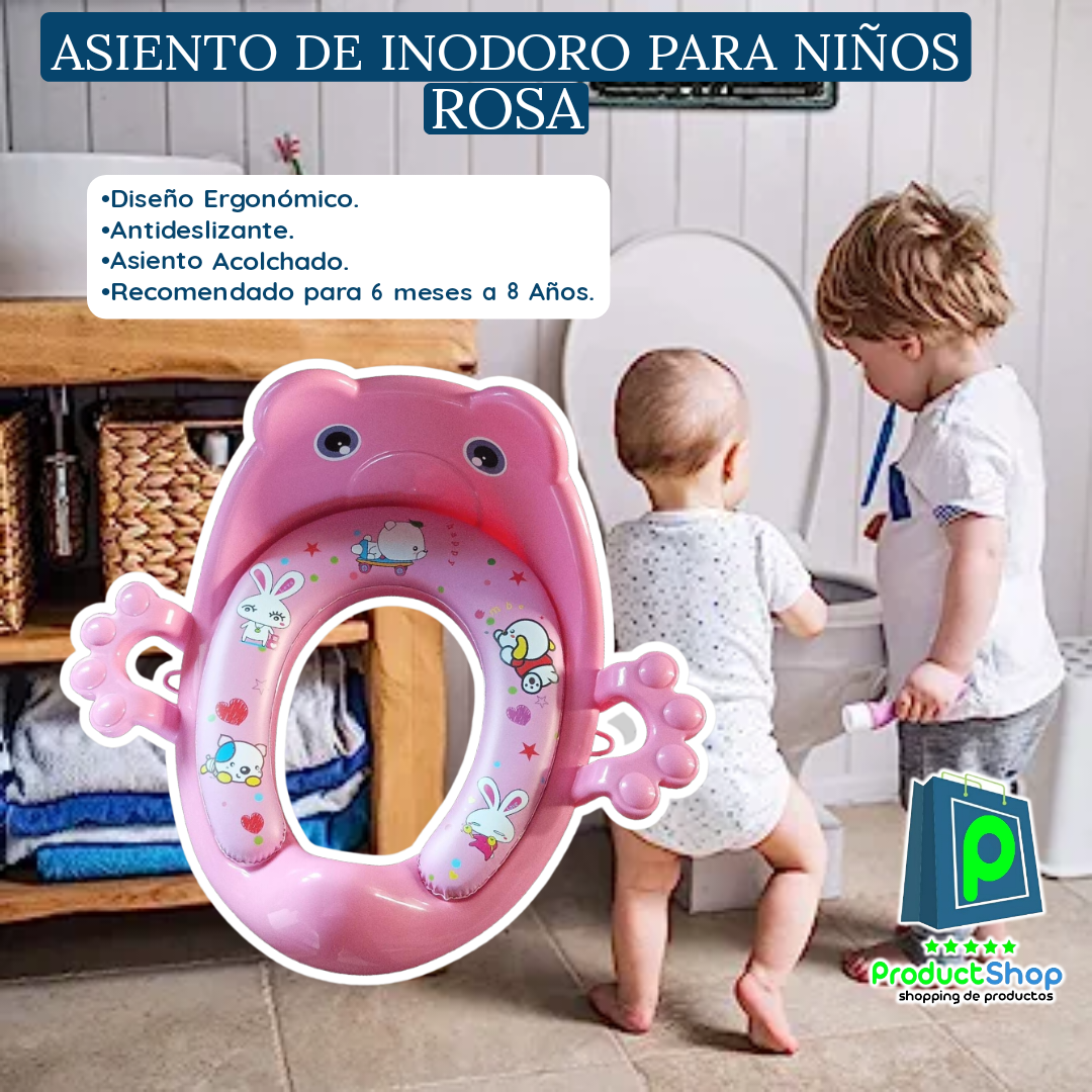 Asiento para Inodoro para Niños/as. Rosa - ProductShop