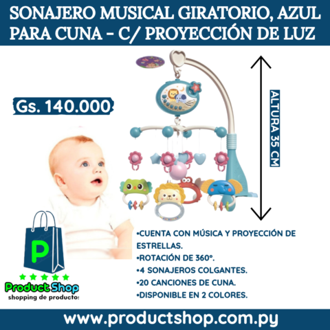 sonajero musical para cuna