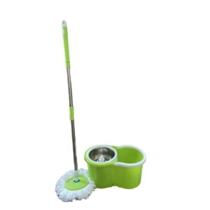 Escoba mágica giratoria 360. Verde
