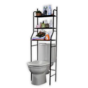 Estante Organizador de Baño - Negro