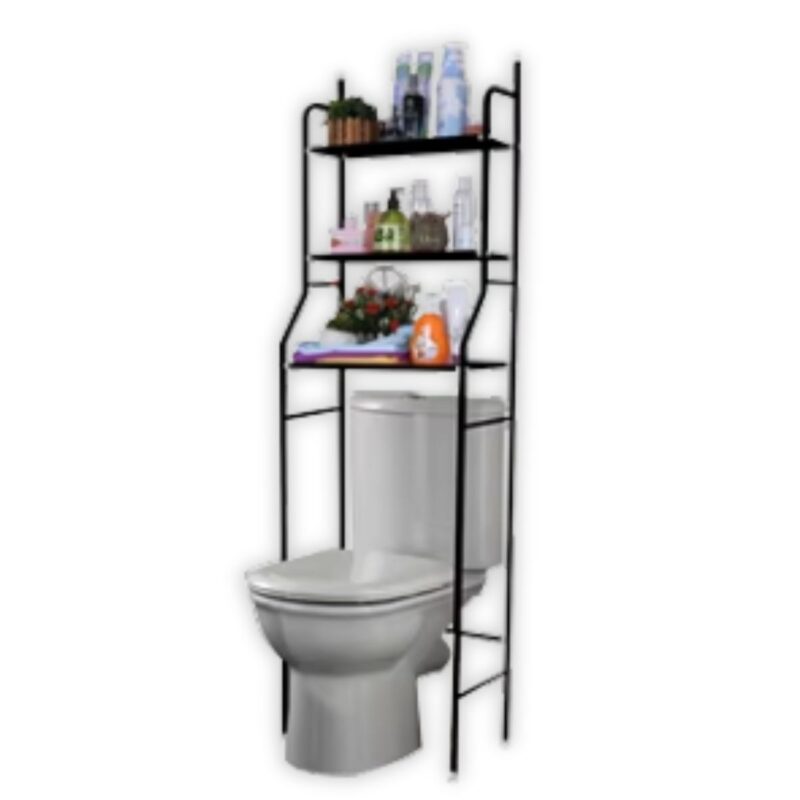Estante Organizador de Baño - Negro