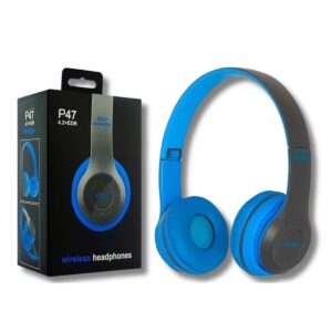 Auricular Acolchado Inalámbrico a Bluetooth - Azul