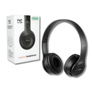 Auricular Acolchado Inalámbrico a Bluetooth – Negro