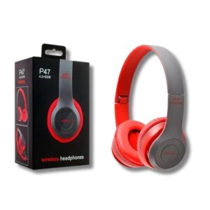 Auricular Acolchado Inalámbrico a Bluetooth – Rojo