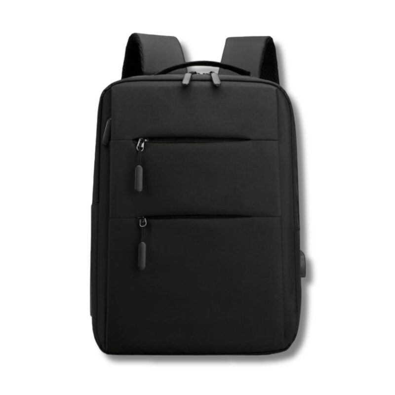 Mochila Antirrobo para notebook hasta 15 pulgadas con puerto USB - Negro