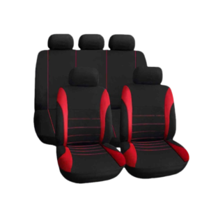 Funda Universal Para Automóvil - Negro c/ Rojo