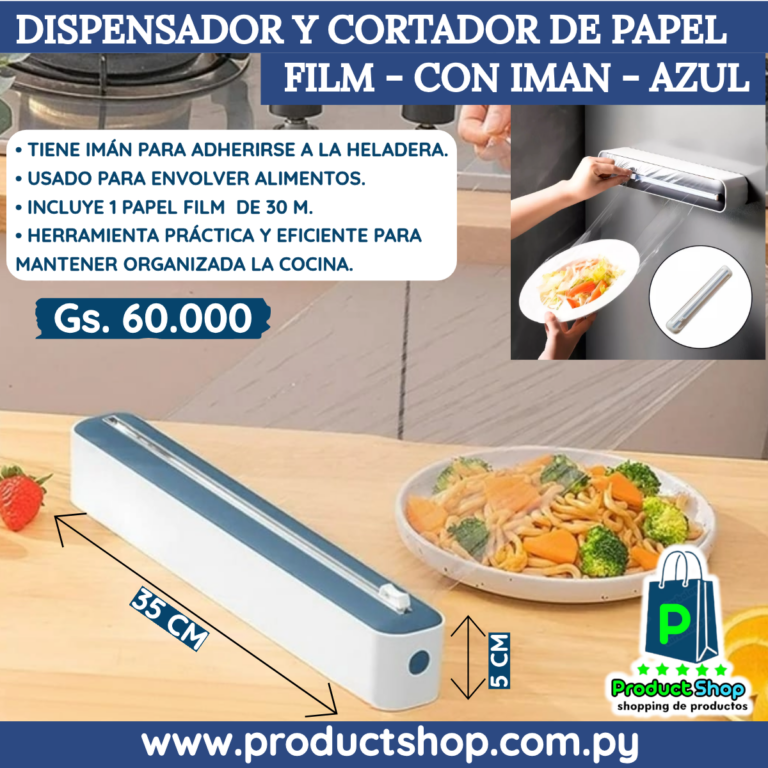 Dispensador Film Transparente Y Aluminio Relaxdays - Set De 2, Con Ventanilla Y Corte Limpio | Para Nevera