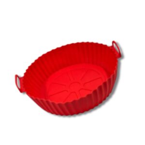 Silicona para Air Fryer Mediano. Rojo