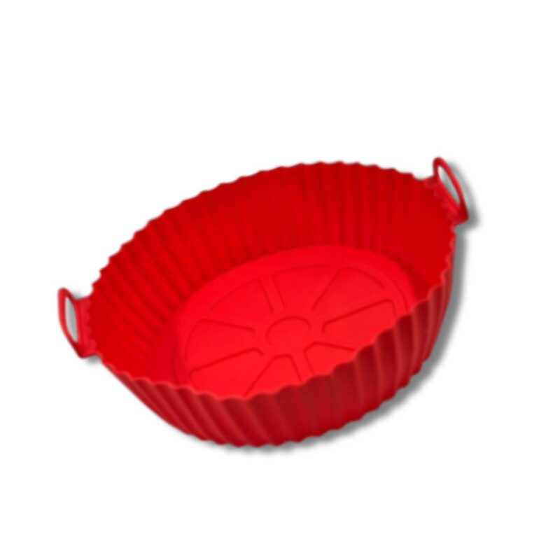 Silicona para Air Fryer Mediano. Rojo