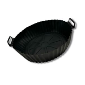 Silicona para Air Fryer Mediano. Negro