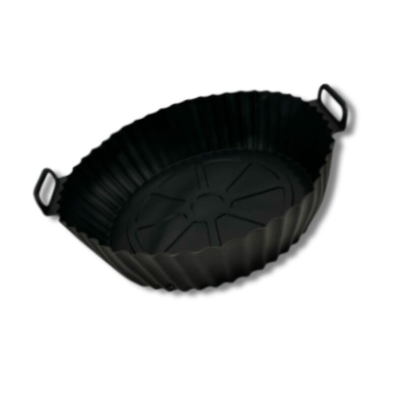 Silicona para Air Fryer Mediano. Negro