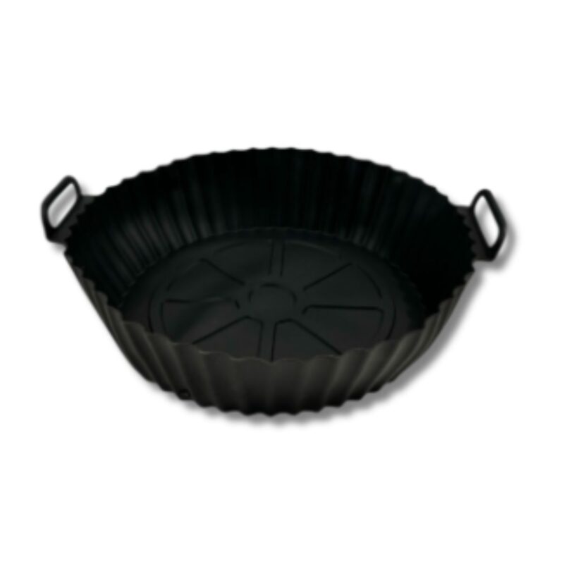 Silicona para Air Fryer Grande. Negro