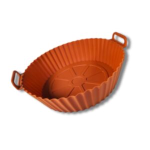 Silicona para Air Fryer Mediano. Marrón