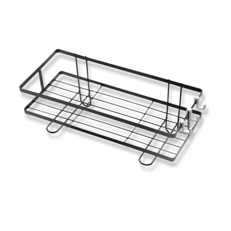 Estante Organizador  De Baño. Negro