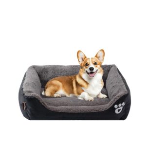 Cama Para Mascotas. Negro Mediano 54cmX42cmX11cm