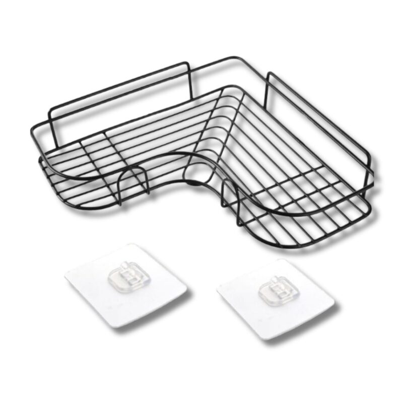 Esquinero Organizador Para Baño y Cocina - Negro