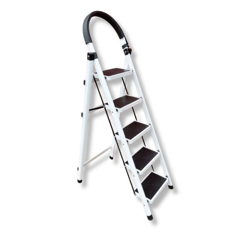 Escalera Domestica 5 peldaños - Blanco