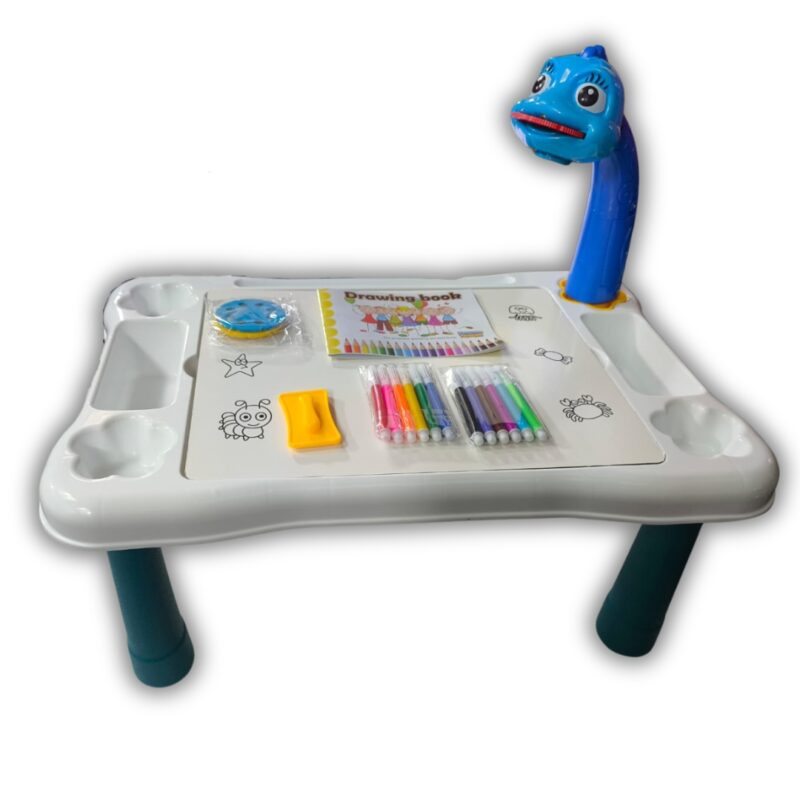 Mesa con Proyector Infantil. Color Azul