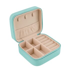 Mini Caja para Joyas, portátil. Color Turquesa
