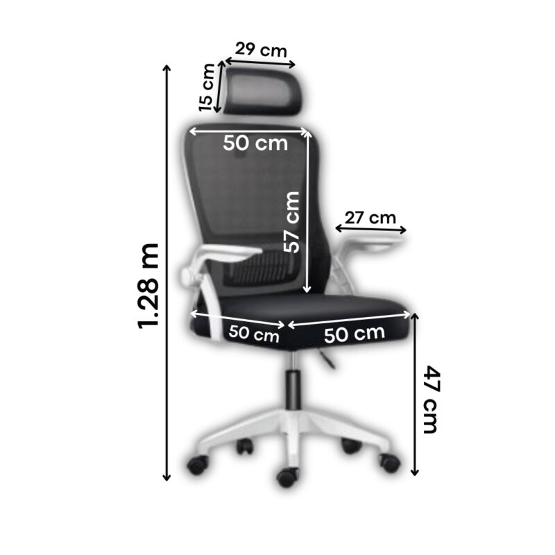Silla para Oficina Ergonómica con Reposacabezas. - Imagen 2