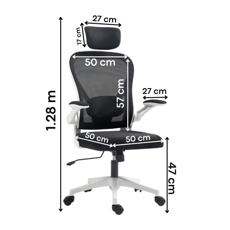Silla para Oficina Ergonómica con Reposacabezas. - Imagen 2