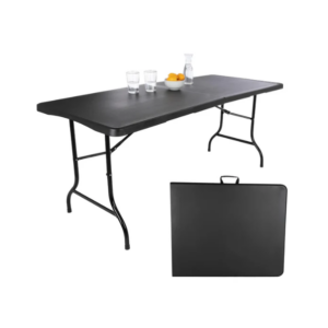 Mesa Plegable 1.80m - Negro